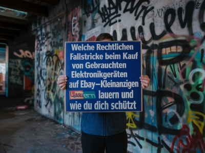 Welche rechtlichen fallstricke beim kauf von gebrauchten elektronikgeräten auf ebay‑kleinanzeigen lauern und wie du dich schützt